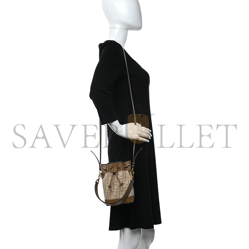 F**di wool vitello king ff 1974 mini mon tresor bucket bag 8bs010ahjff1f24 (17*12*10cm)